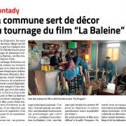 Article midi libre 03 02 2025 decor film la baleine