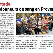 Article midi libre 07 02 2025 balade adsbm en provence