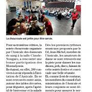 Article midi libre soiree choucroute adsbm 2 decembre 2022