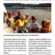 Article midi libre voyage rosas donneurs de sang montady 8 juillet 2023