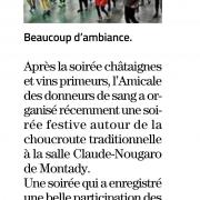 Soiree choucroute adsbm midi libre 27 11 2024
