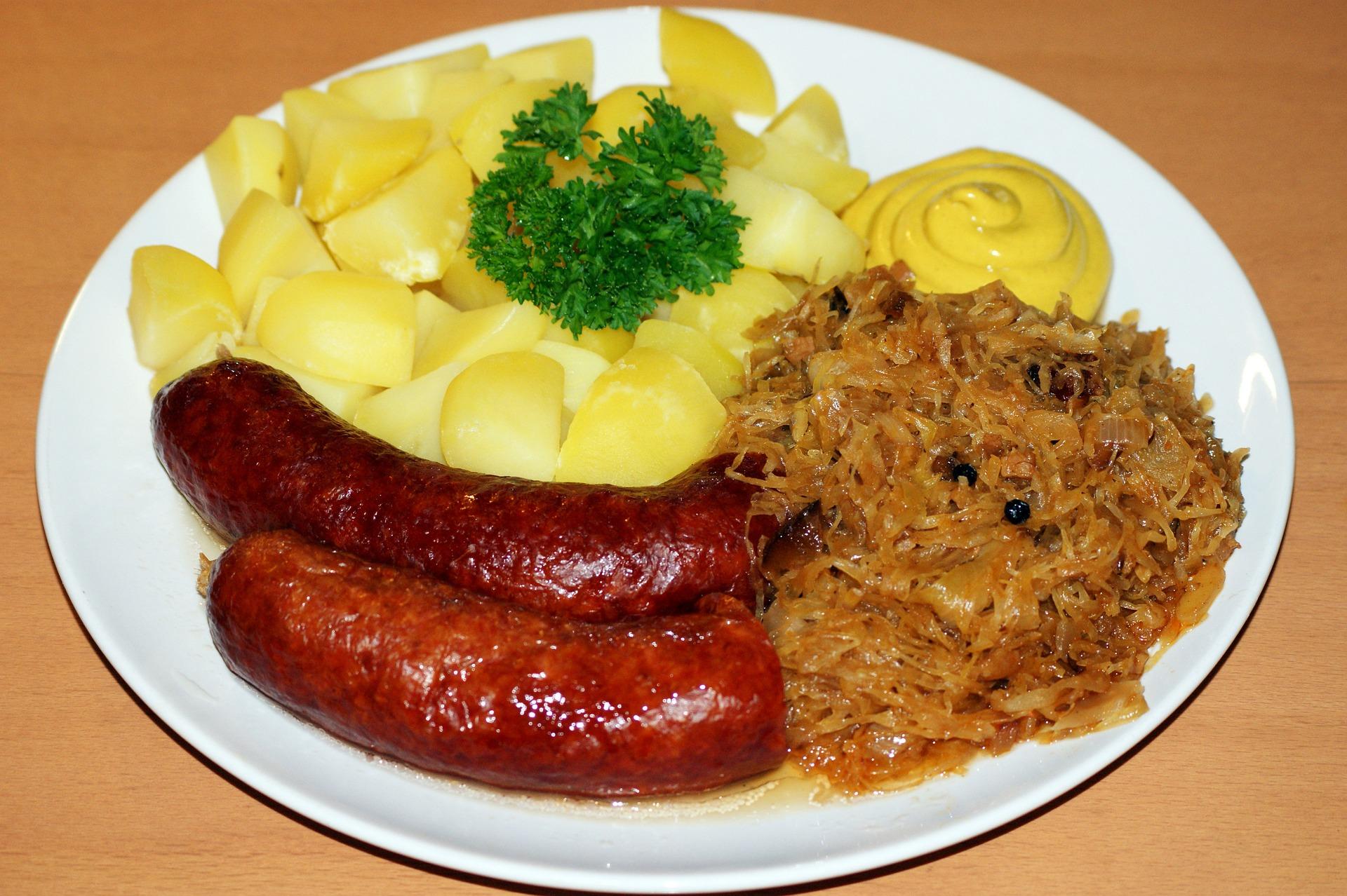 Choucroute dans l assiette