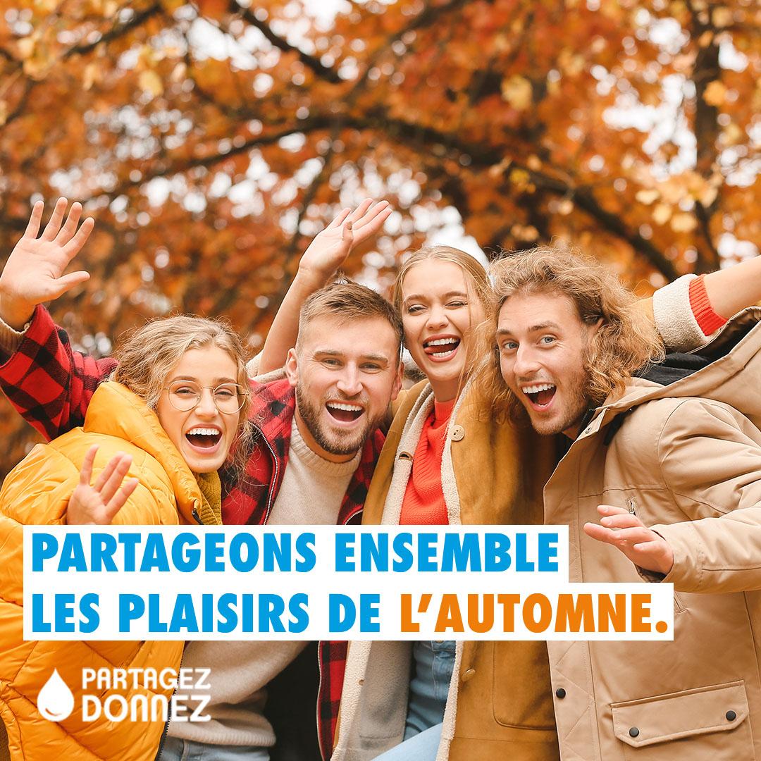 Photo don du sang automne 2023 avec les jeunes